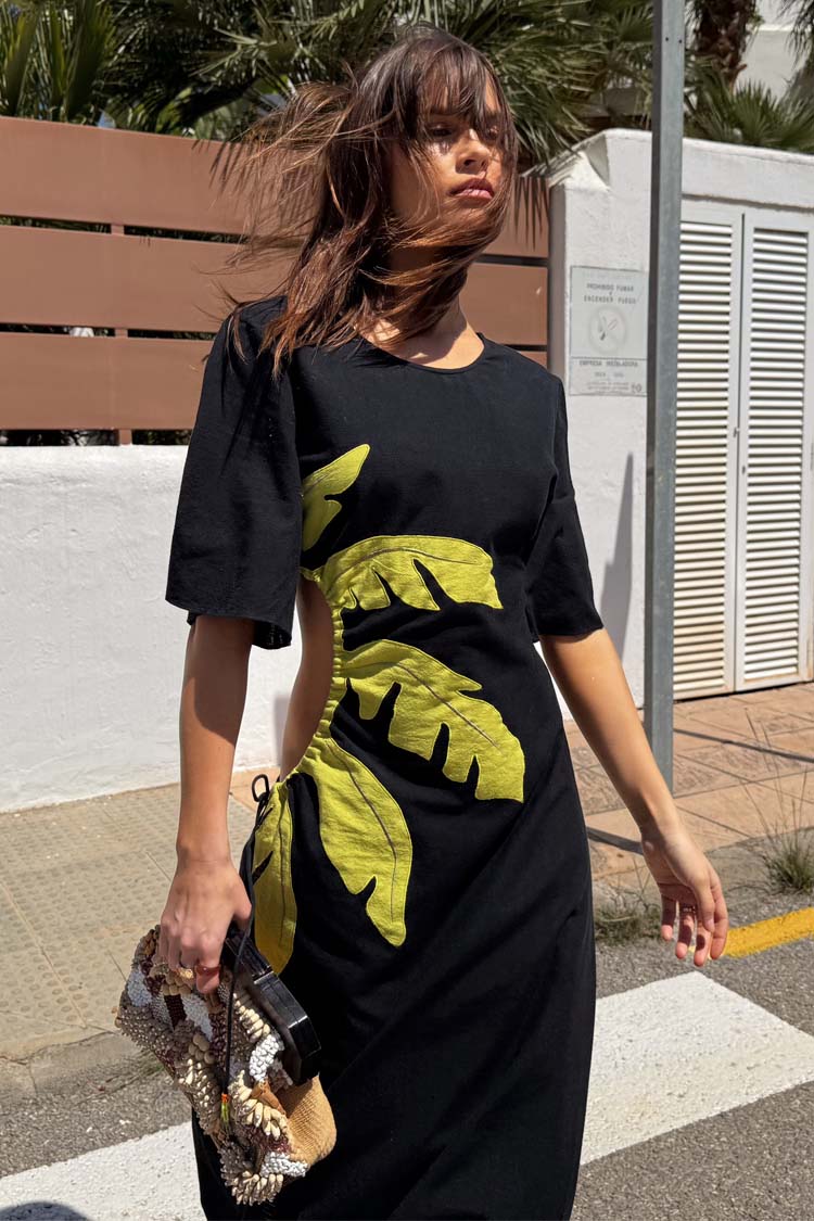 Black Palm Riviera Dress