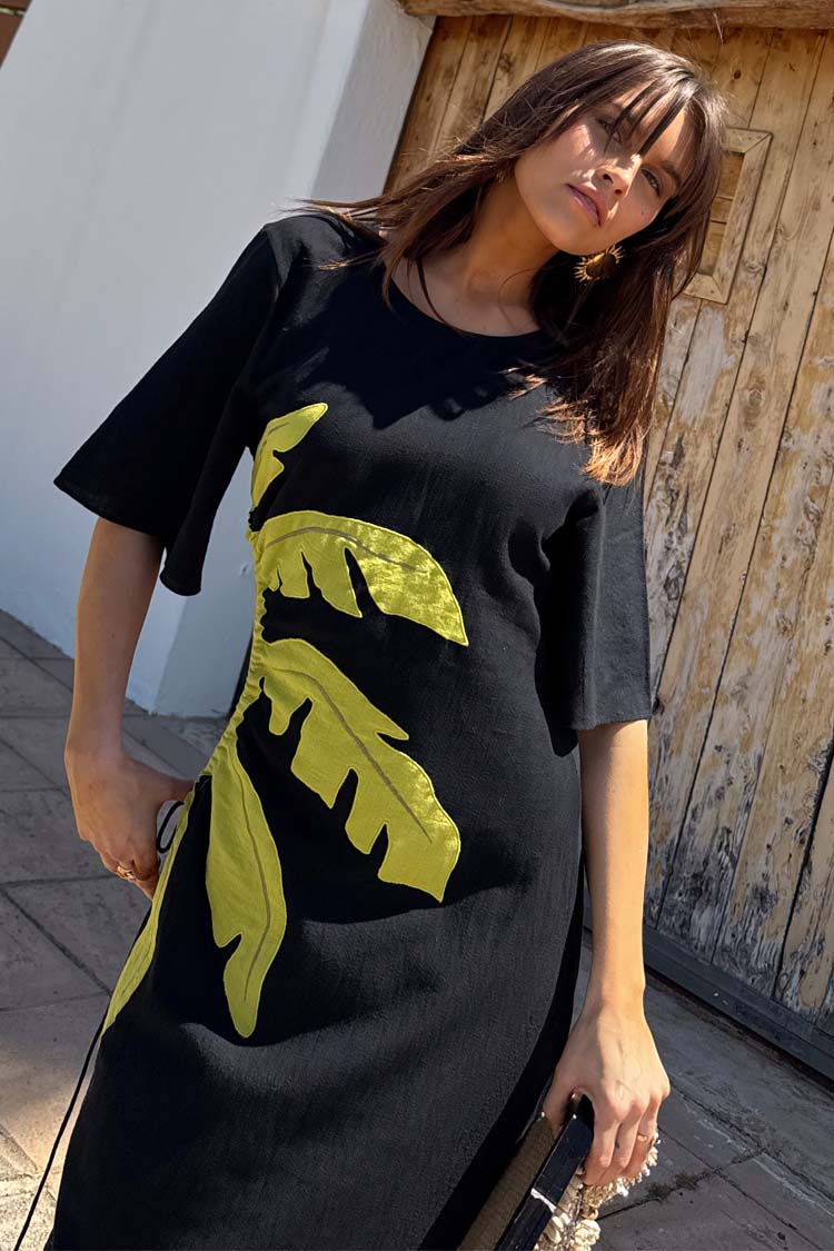 Black Palm Riviera Dress
