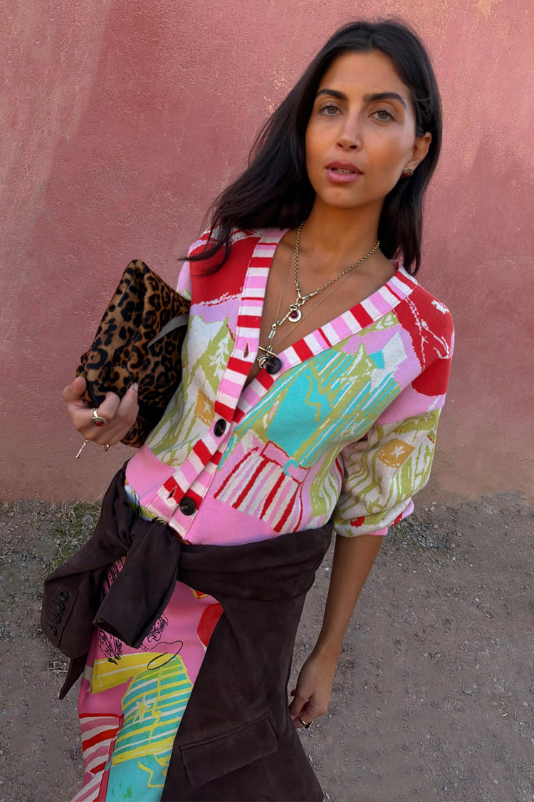 Pink Dallas Cardigan