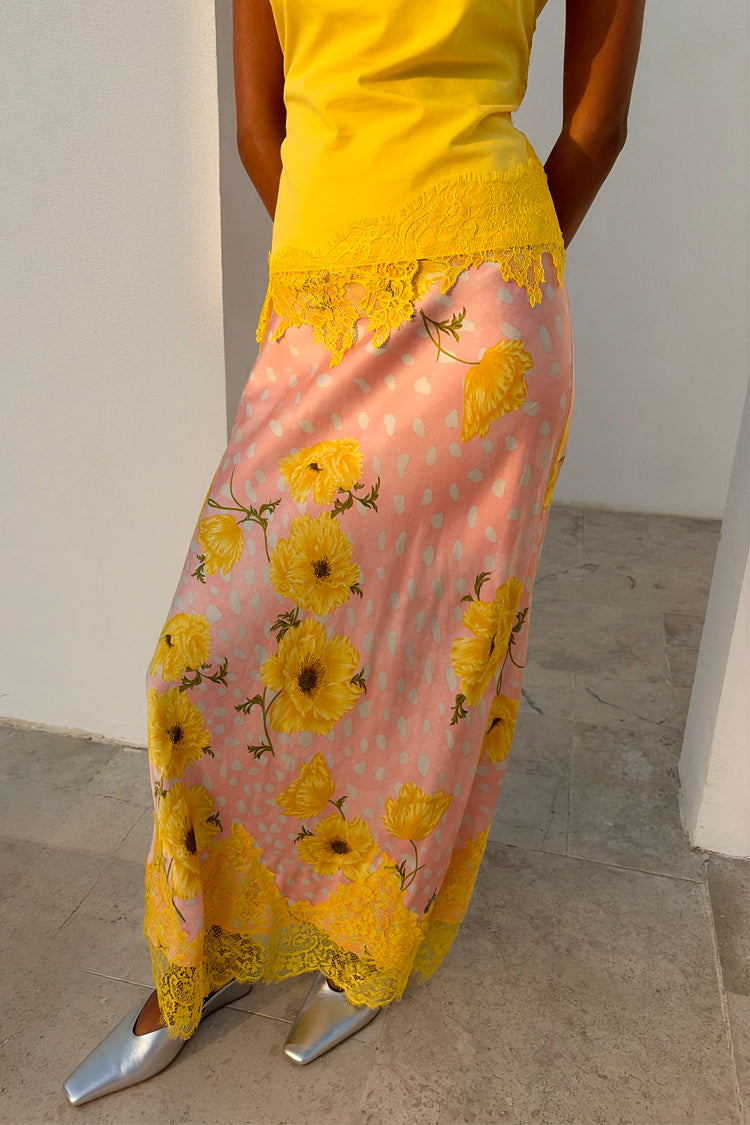 Pink Deer Poppy Midi Maeva Skirt