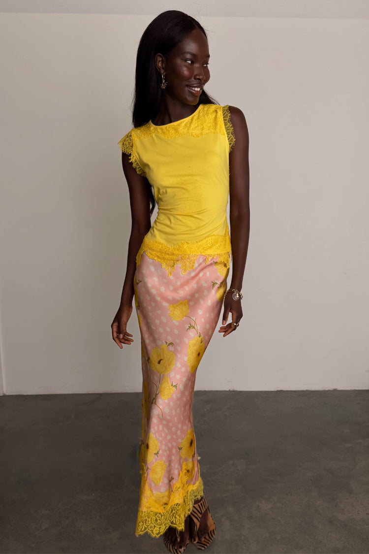 Pink Deer Poppy Midi Maeva Skirt