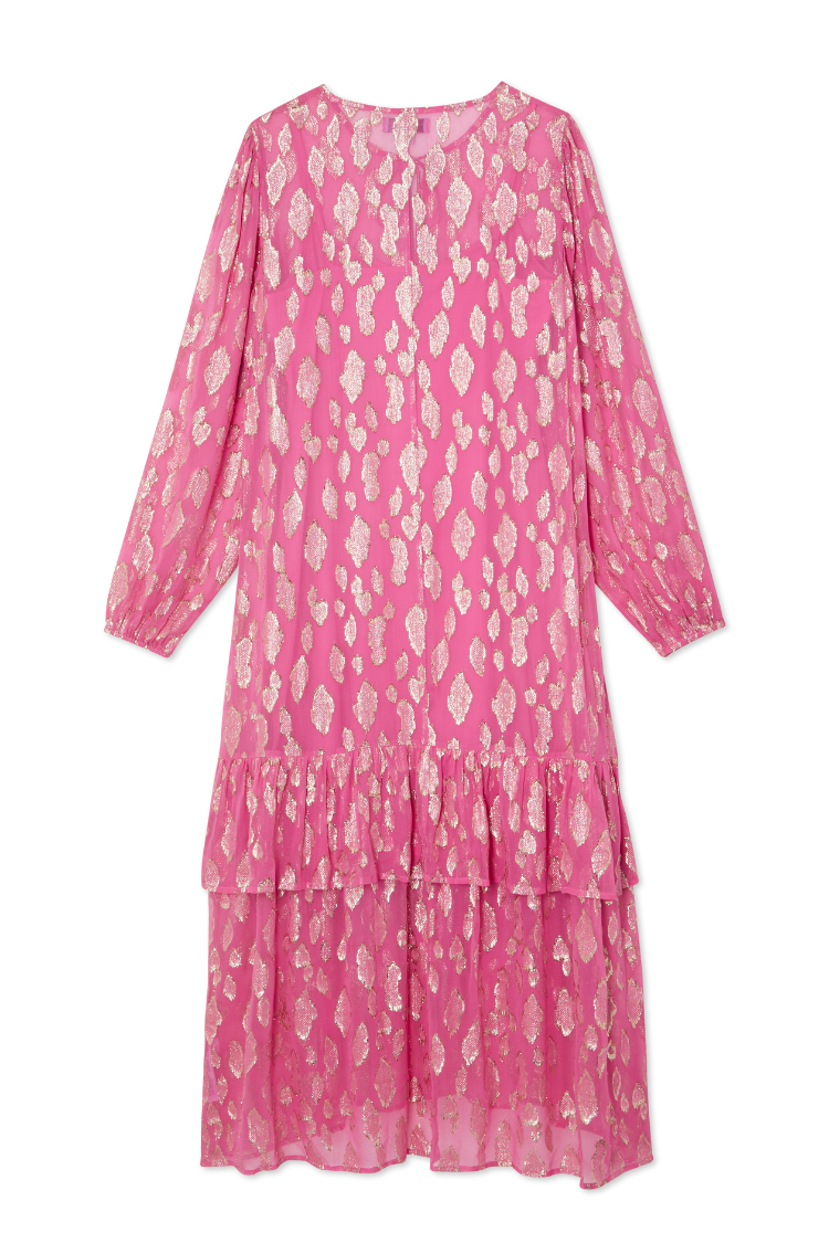Pink Jacquard Harmony Dress