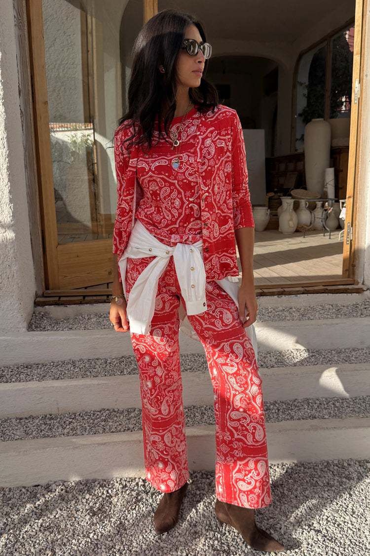 Red Bandana Jeans