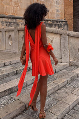 Tomato Mini Sophie Dress