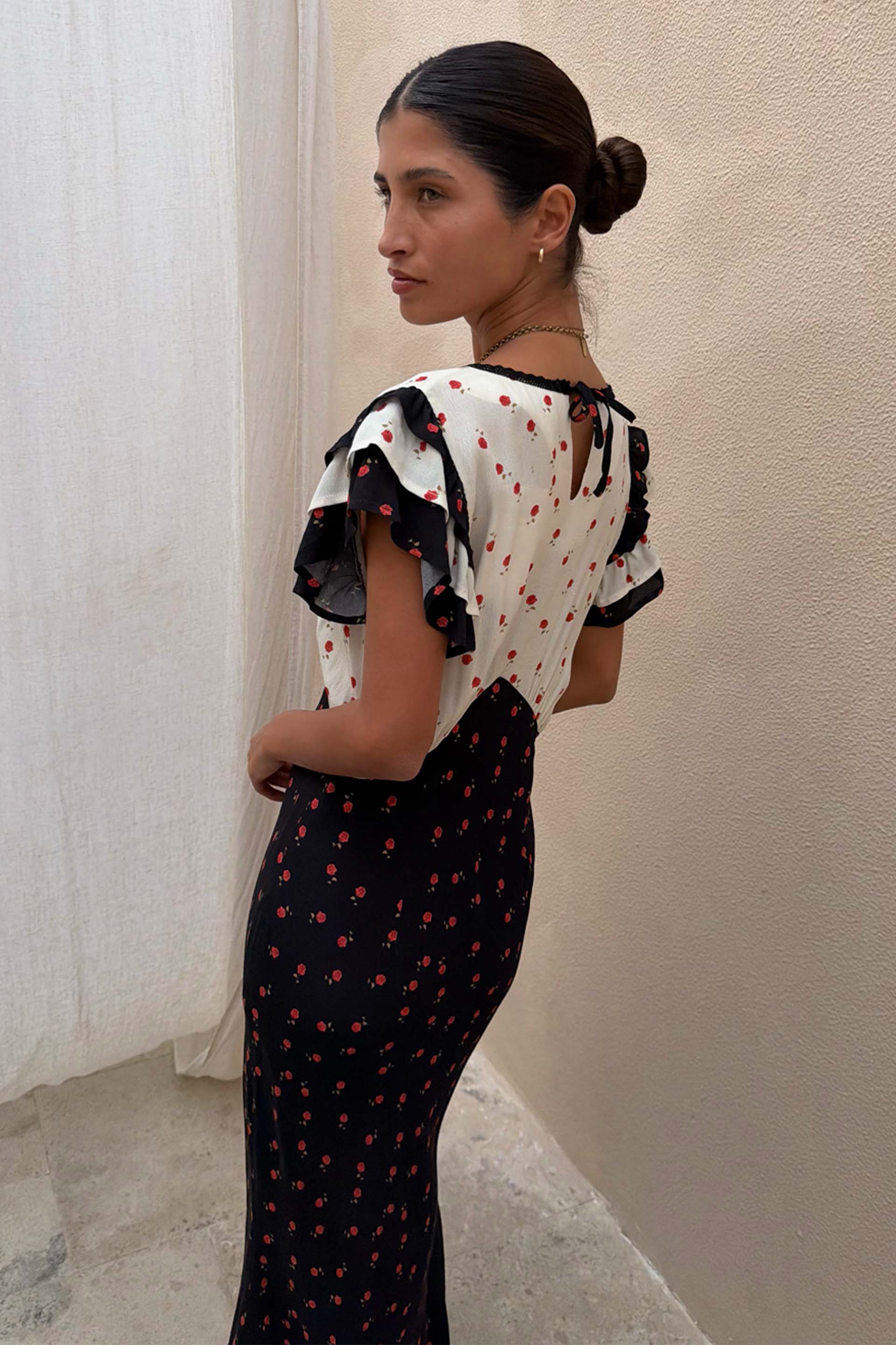 Mono Rose Betsy Midi Dress