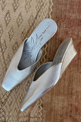 Silver Wedge Mule