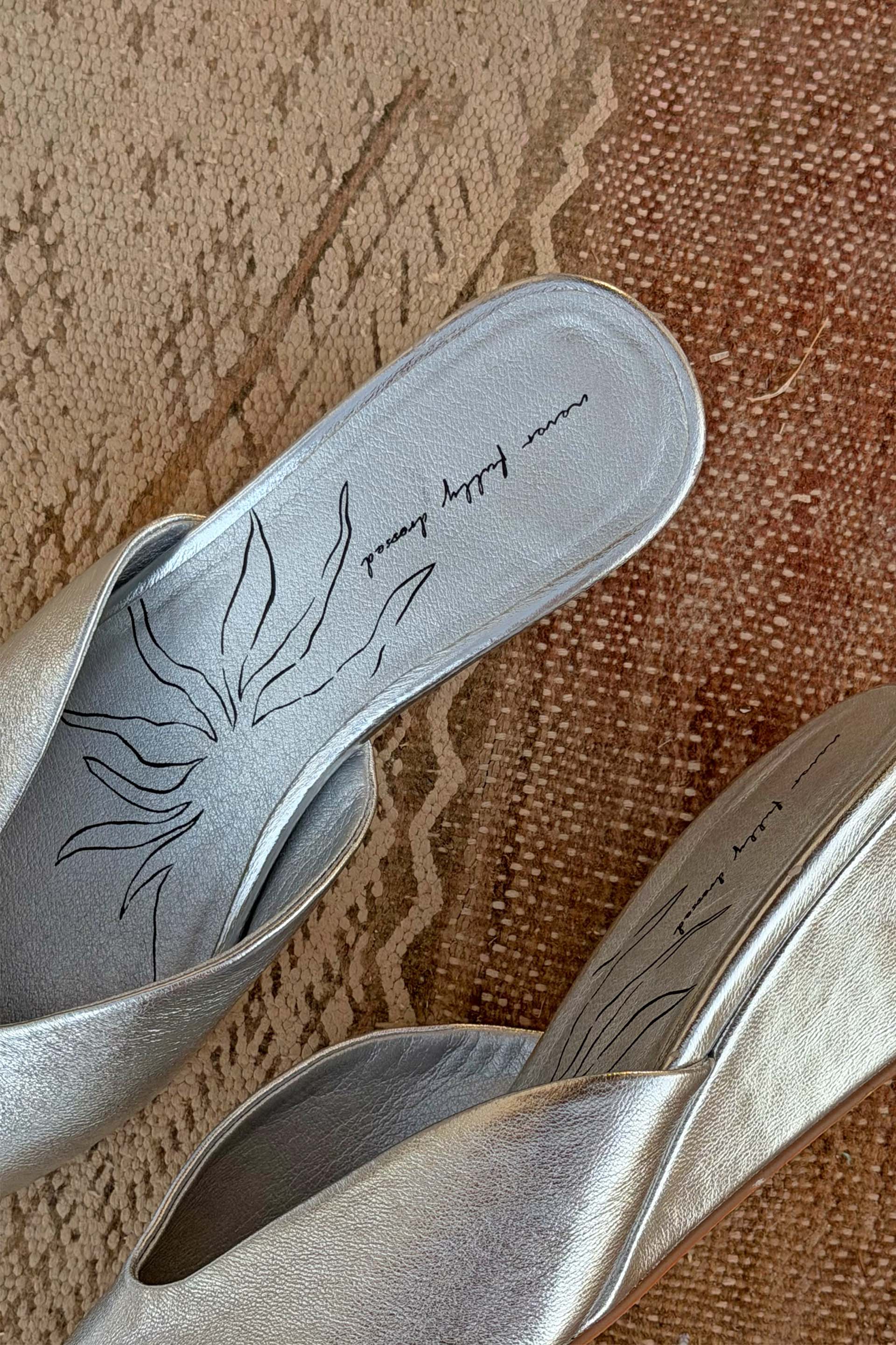 Silver Wedge Mule