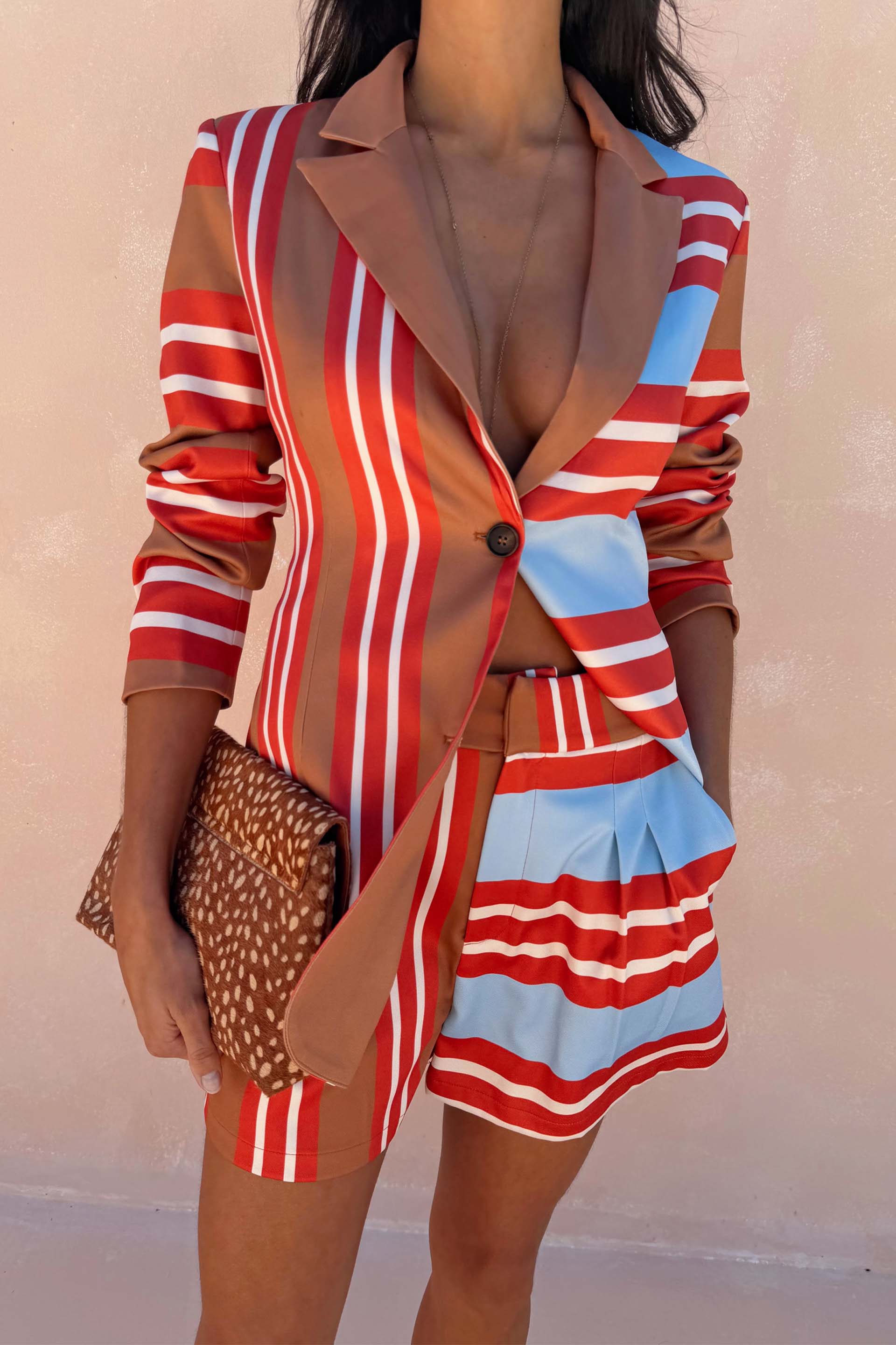 Multi Stripe Blazer