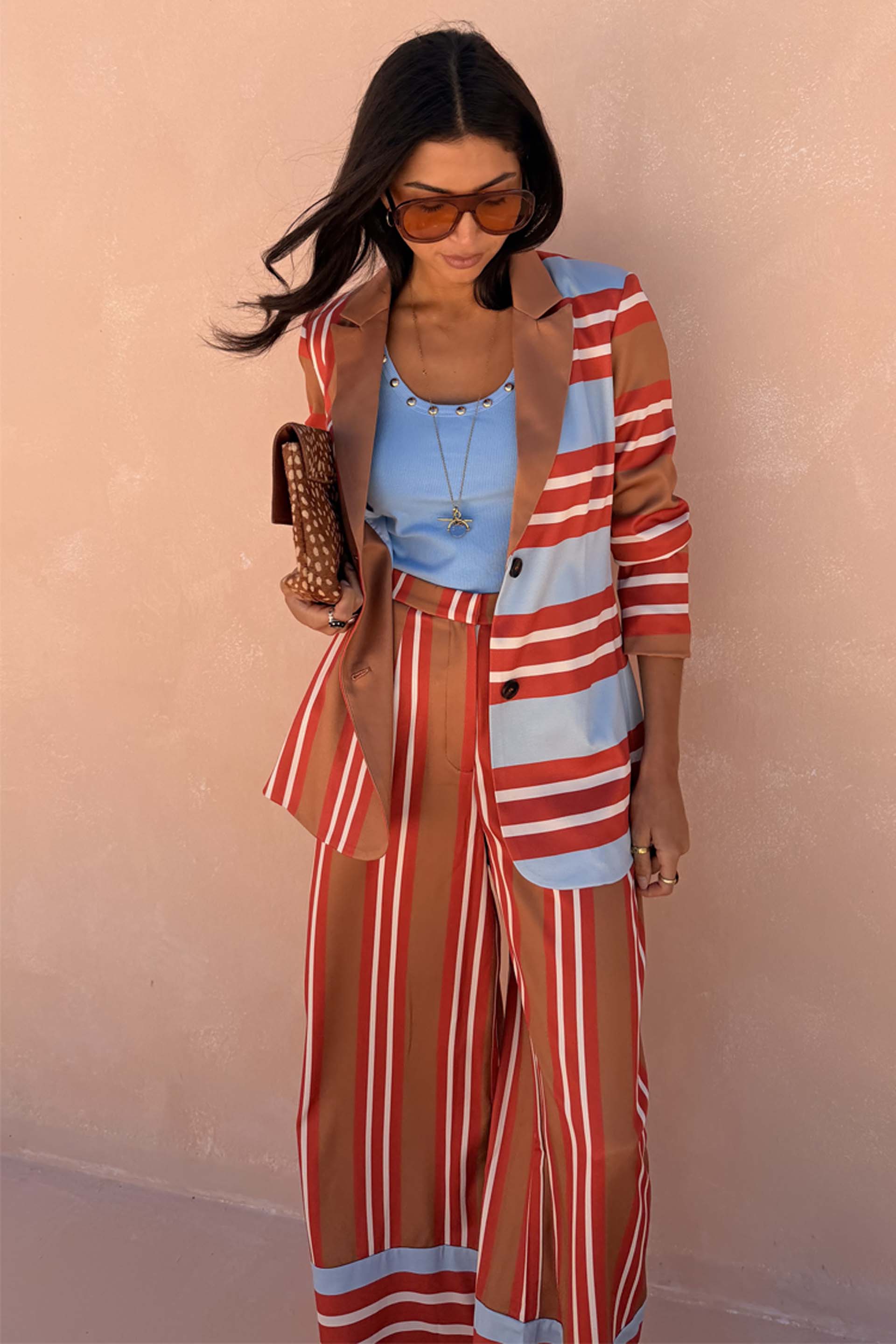 Multi Stripe Marnie Trousers