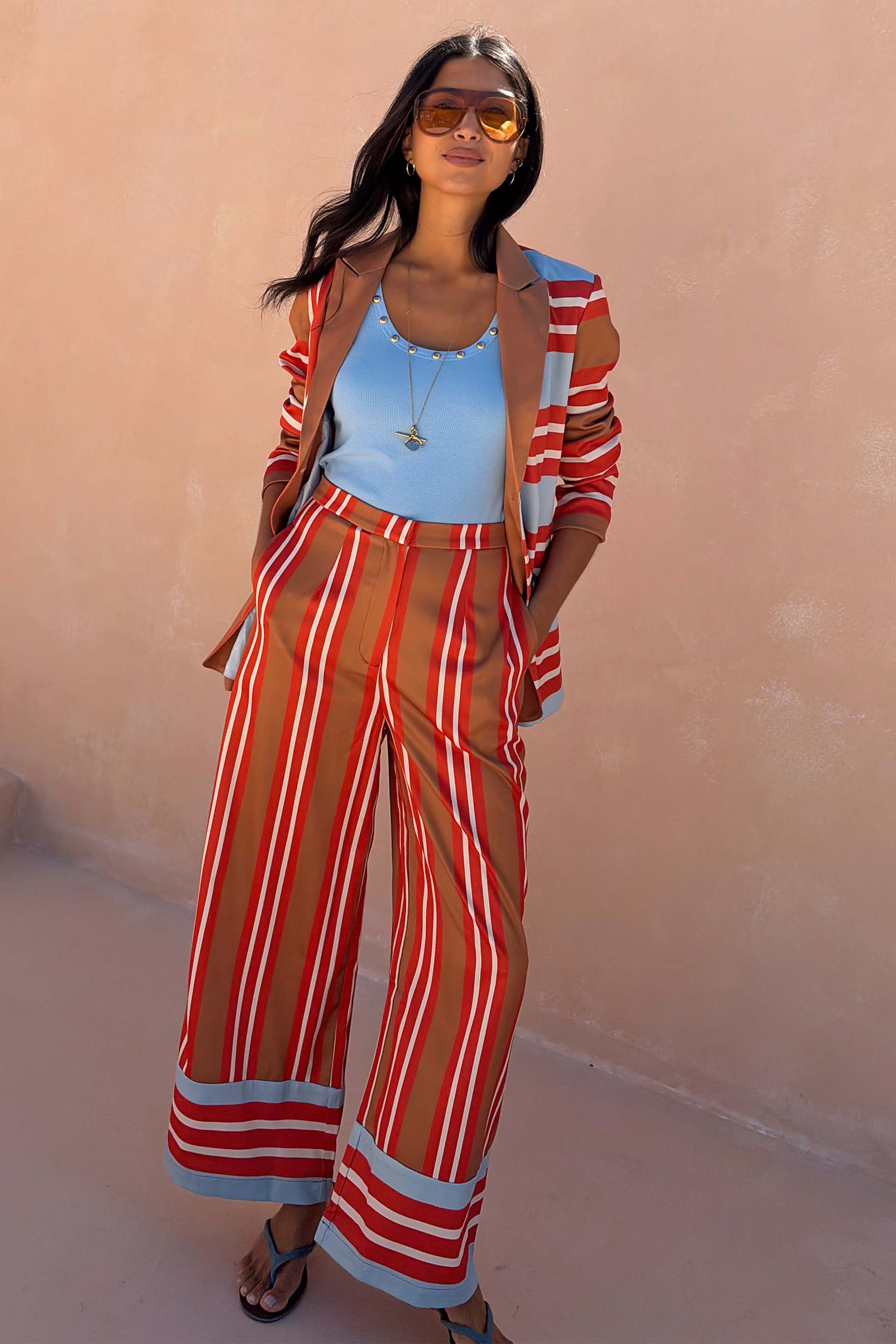 Multi Stripe Marnie Trousers