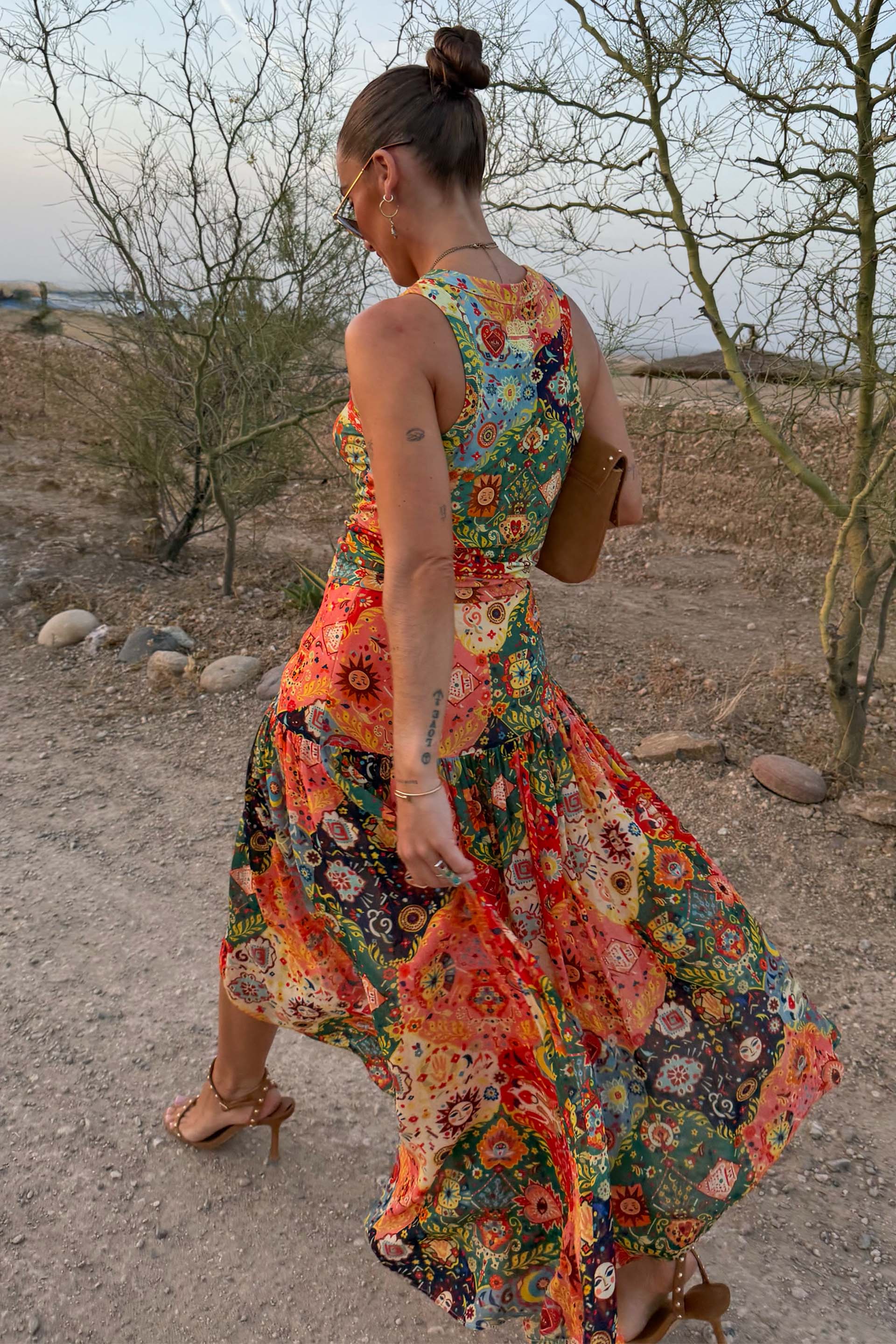 Tapestry A-Symmetrical Maxi Skirt