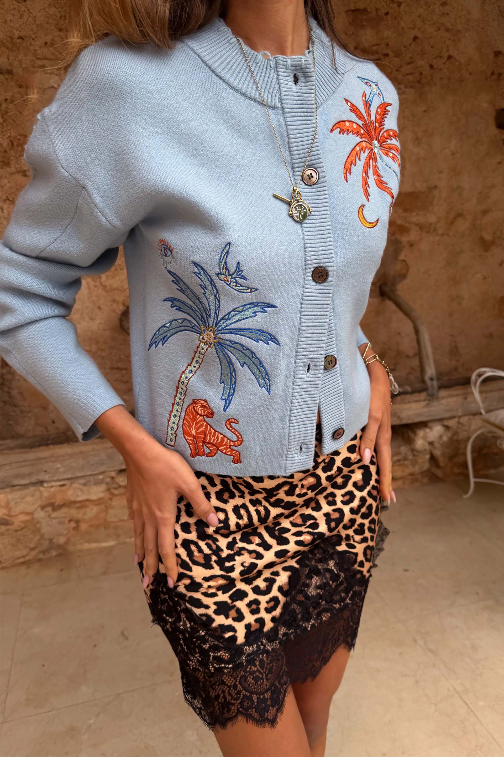 Blue Tigress Cardigan