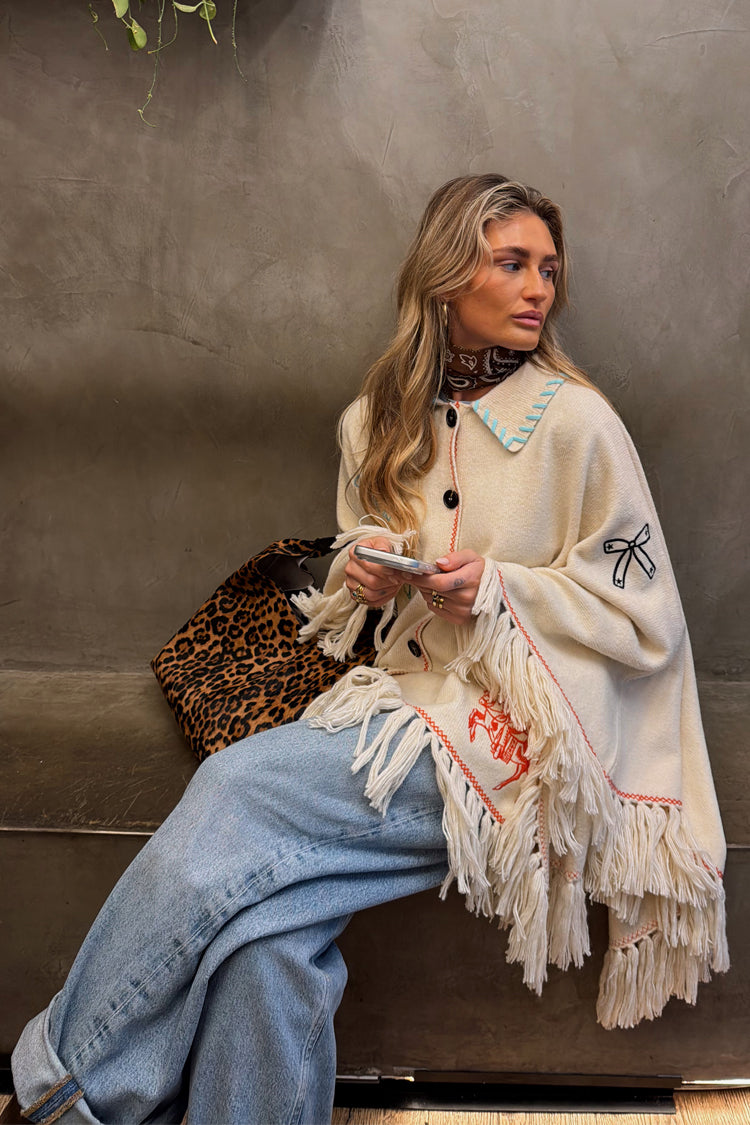 Western Knitted Cape