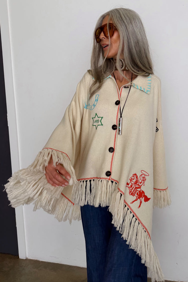Western Knitted Cape