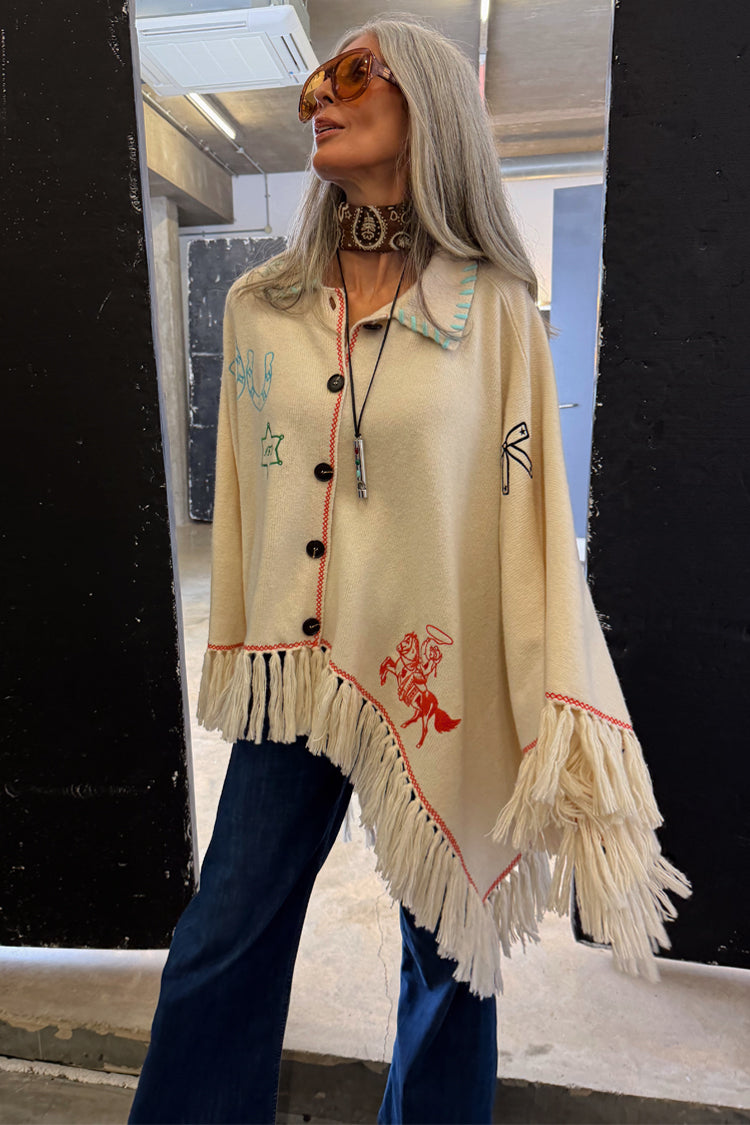 Western Knitted Cape
