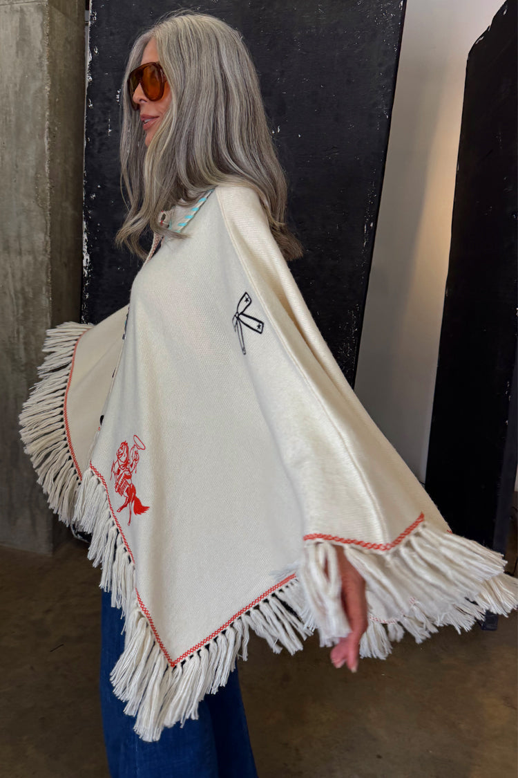 Western Knitted Cape