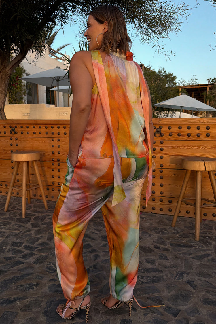 Abstract Lily Top