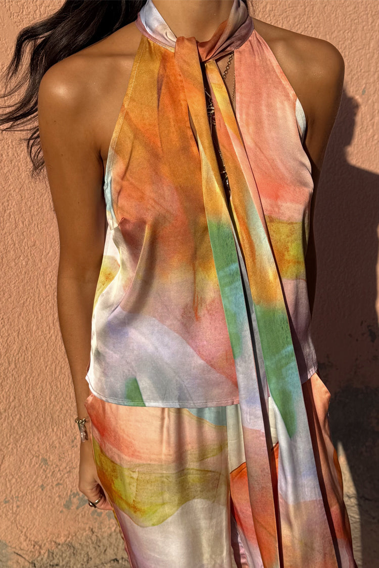 Abstract Lily Top