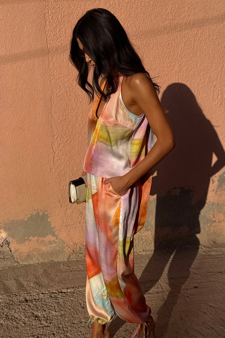 Abstract Lily Top