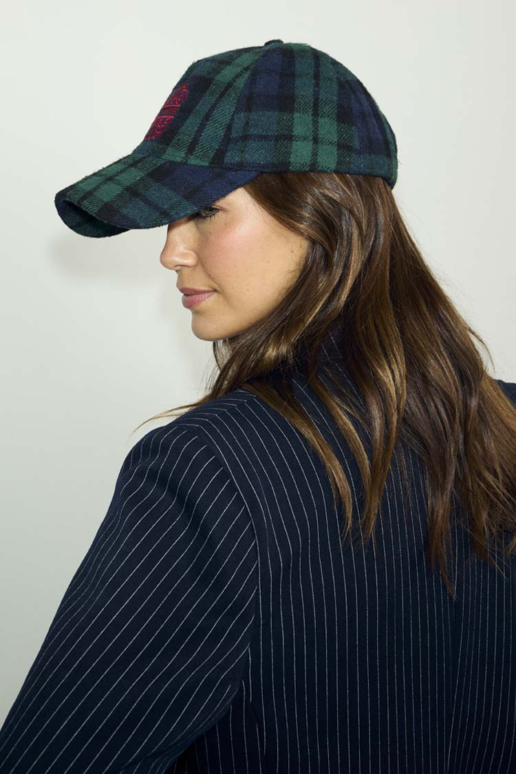 Navy Tartan NFD Cap