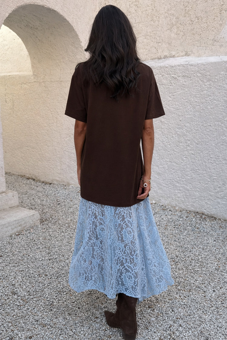 Chocolate Cara T Shirt Dress