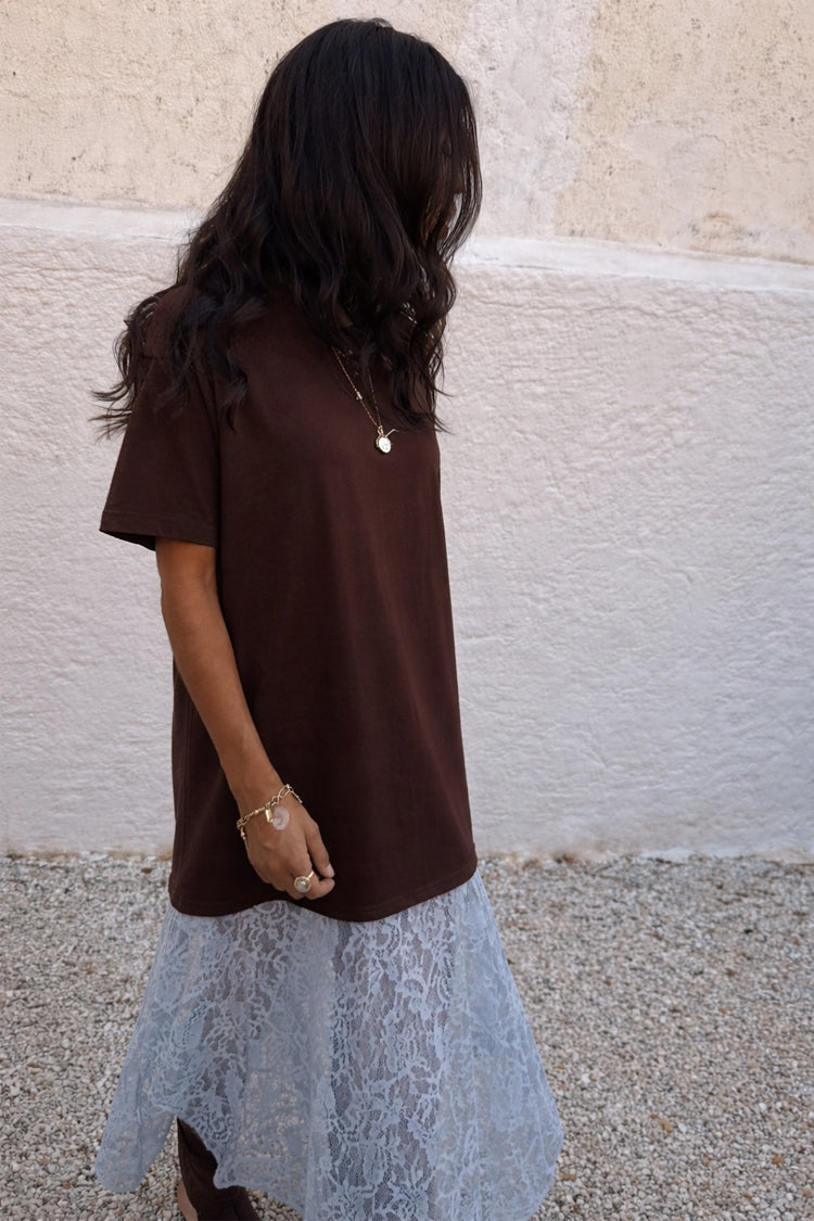 Chocolate Cara T Shirt Dress