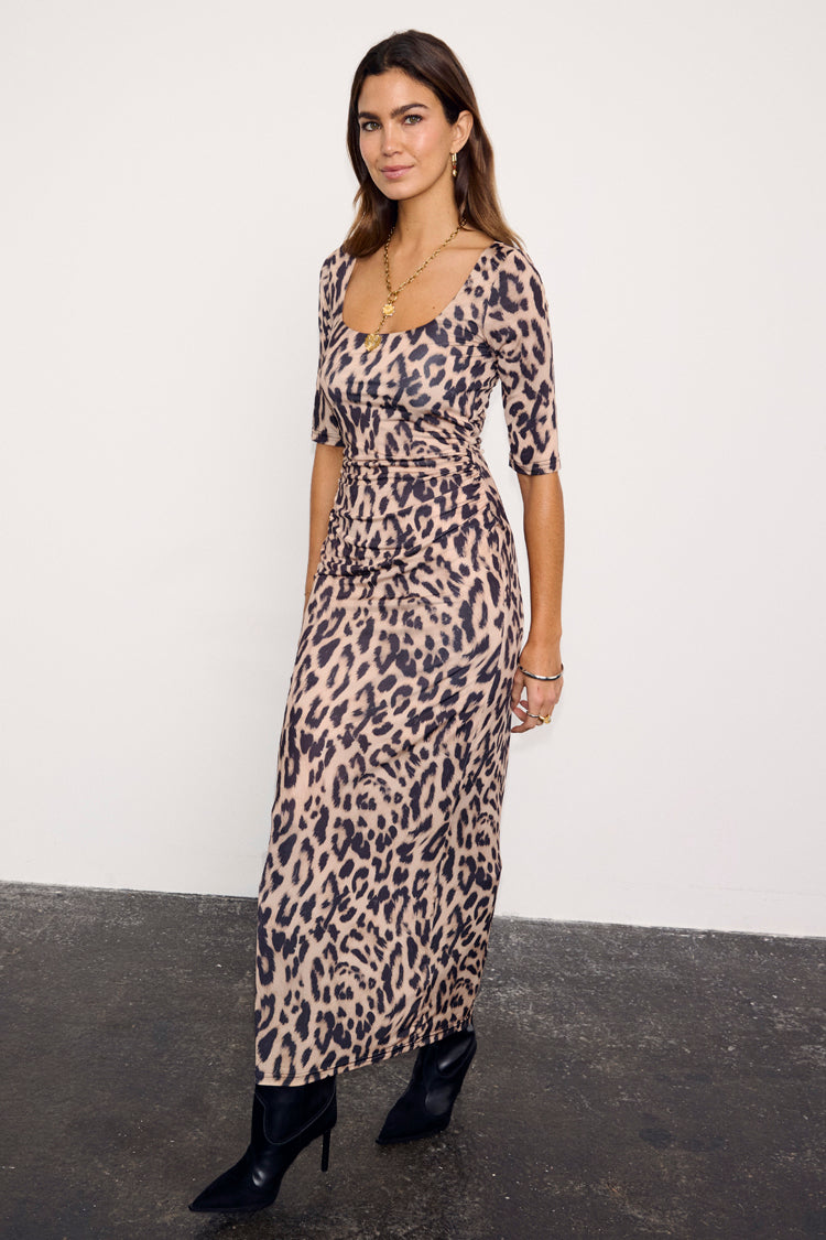 Leopard Iris Dress