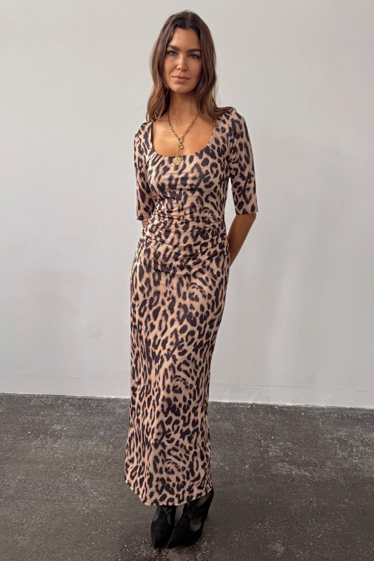 Leopard Iris Dress