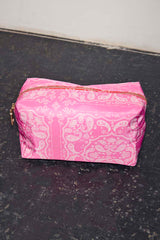 Red Bandana Reversible Make Up Bag