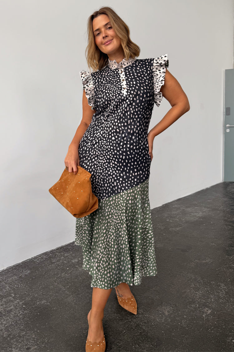 Mix Deer Spot Remi Dress