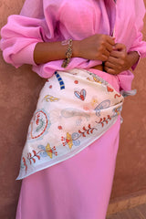 Cream Bandana in Tigress Print